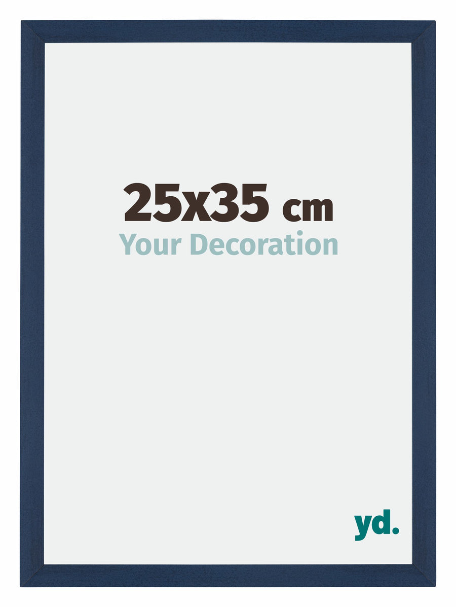 Mura MDF Photo Frame 25x35cm Dark Blue Swept Front Size | Yourdecoration.com