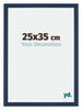 Mura MDF Photo Frame 25x35cm Dark Blue Swept Front Size | Yourdecoration.com
