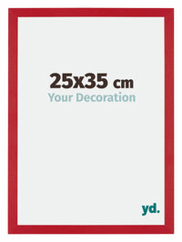 Mura MDF Photo Frame 25x35cm Red Front Size | Yourdecoration.com