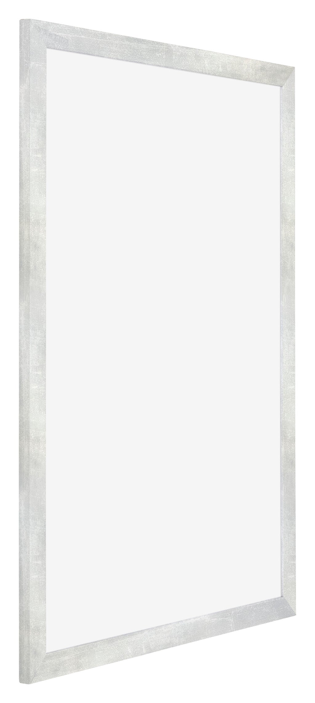 Mura MDF Photo Frame 25x35cm Silver Glossy Vintage Front Oblique | Yourdecoration.com