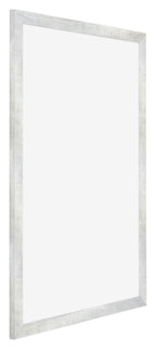 Mura MDF Photo Frame 25x35cm Silver Glossy Vintage Front Oblique | Yourdecoration.com