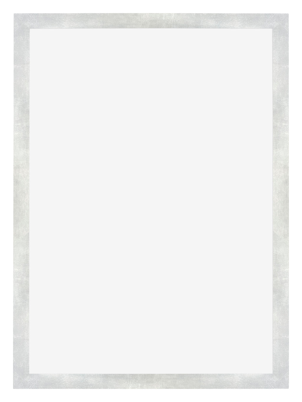 Mura MDF Photo Frame 25x35cm Silver Glossy Vintage Front | Yourdecoration.com
