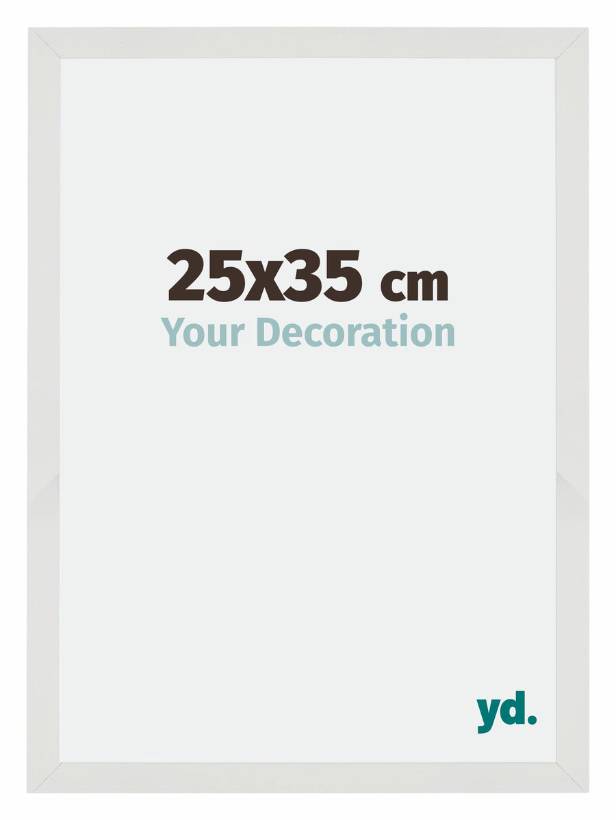 Mura MDF Photo Frame 25x35cm White Matte Front Size | Yourdecoration.com