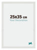 Mura MDF Photo Frame 25x35cm White Matte Front Size | Yourdecoration.com