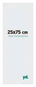 Mura MDF Photo Frame 25x75cm Aluminum Brushed Front Size | Yourdecoration.com