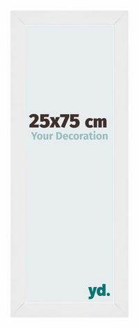 Mura MDF Photo Frame 25x75cm Aluminum Brushed Front Size | Yourdecoration.com