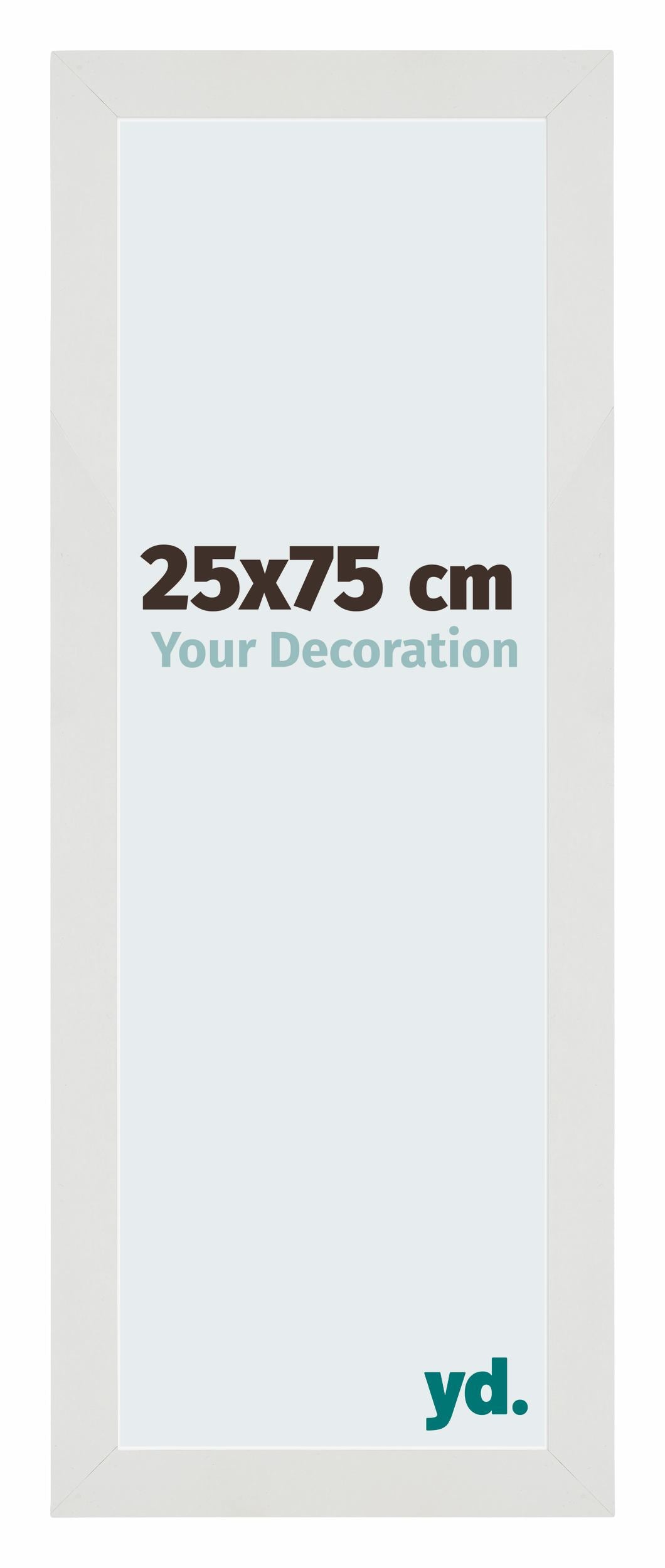 Mura MDF Photo Frame 25x75cm Anthracite Front Size | Yourdecoration.com