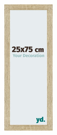 Mura MDF Photo Frame 25x75cm Black High Gloss Front Size | Yourdecoration.com
