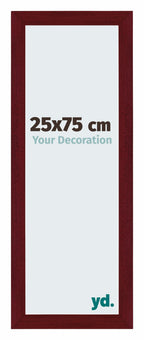 Mura MDF Photo Frame 25x75cm Black Matt Front Size | Yourdecoration.com