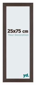 Mura MDF Photo Frame 25x75cm Clear Blue Swept Front Size | Yourdecoration.com