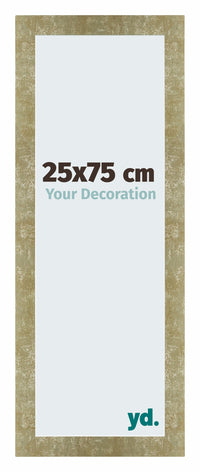 Mura MDF Photo Frame 25x75cm Copper Design Front Size | Yourdecoration.com