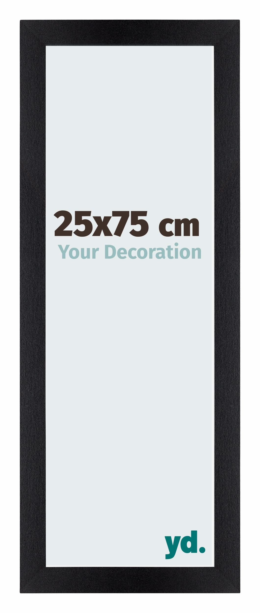 Mura MDF Photo Frame 25x75cm Dark Blue Swept Front Size | Yourdecoration.com