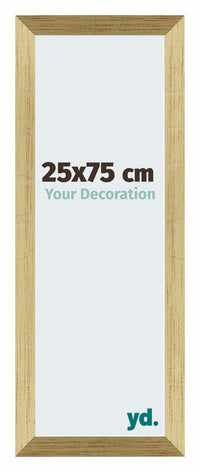 Mura MDF Photo Frame 25x75cm Light Oak Front Size | Yourdecoration.com