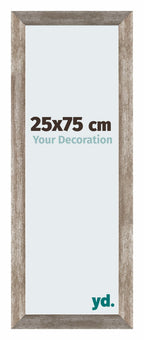Mura MDF Photo Frame 25x75cm White Matte Front Size | Yourdecoration.com