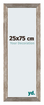 Mura MDF Photo Frame 25x75cm White Matte Front Size | Yourdecoration.com