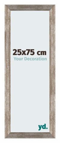 Mura MDF Photo Frame 25x75cm White Matte Front Size | Yourdecoration.com