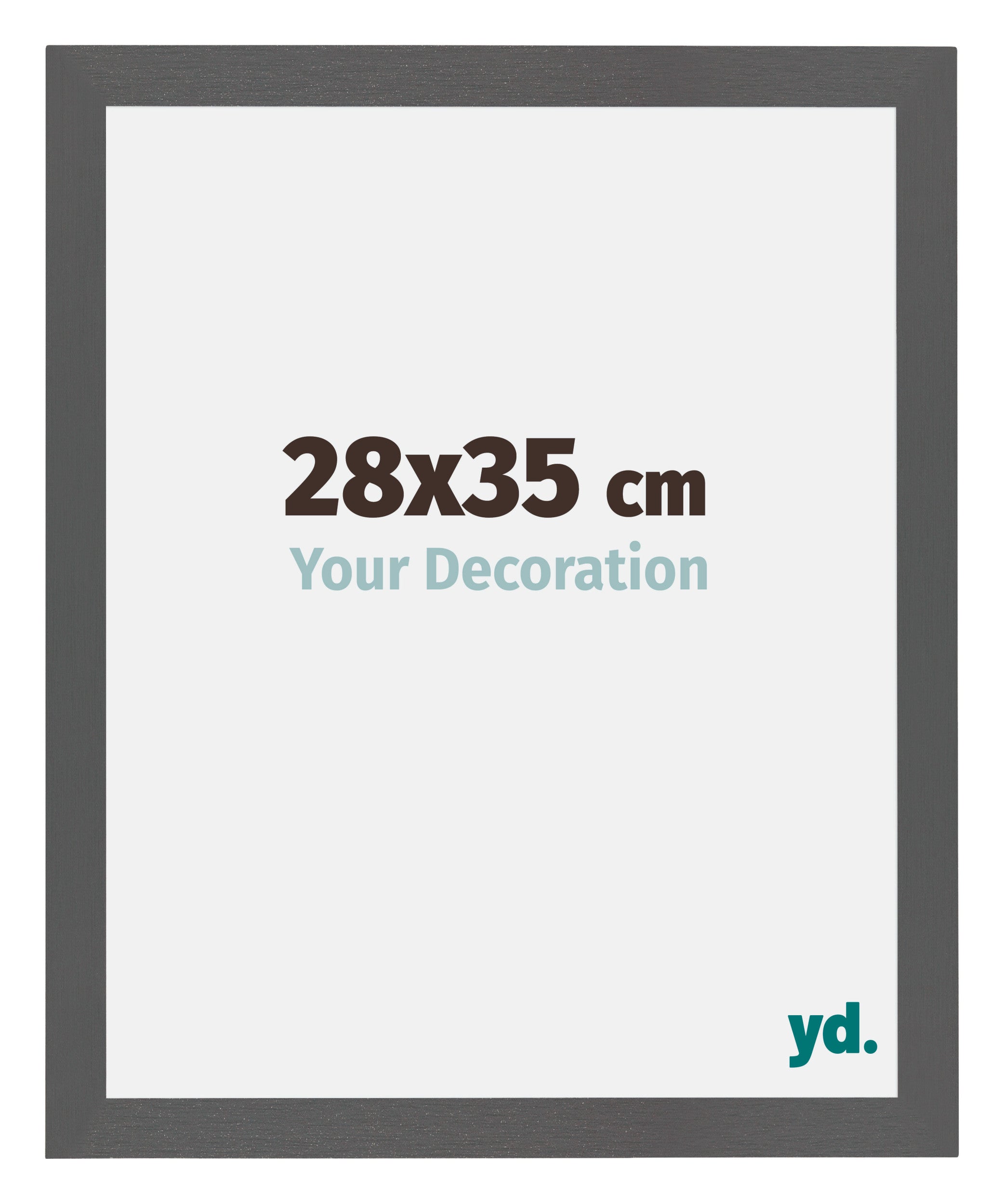 Mura MDF Photo Frame 28x35cm Anthracite Size | Yourdecoration.com