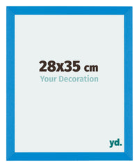 Mura MDF Photo Frame 28x35cm Bright Blue Front Size | Yourdecoration.com