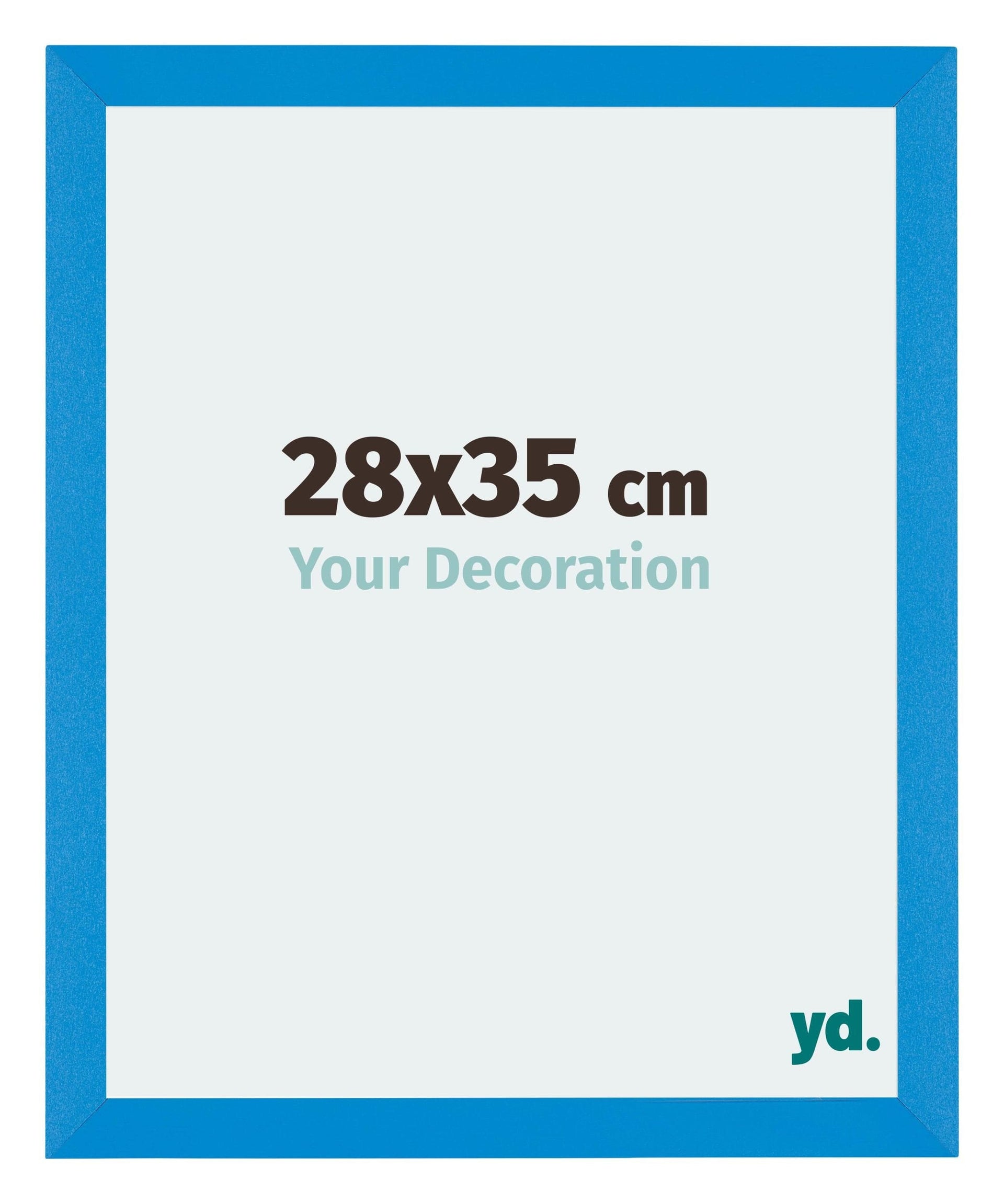 Mura MDF Photo Frame 28x35cm Bright Blue Front Size | Yourdecoration.com