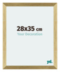 Mura MDF Photo Frame 28x35cm Gold Shiny Front Size | Yourdecoration.com