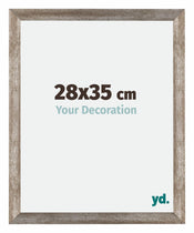 Mura MDF Photo Frame 28x35cm Metal Vintage Front Size | Yourdecoration.com