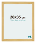 Mura MDF Photo Frame 28x35cm Pine Design Front Size | Yourdecoration.com