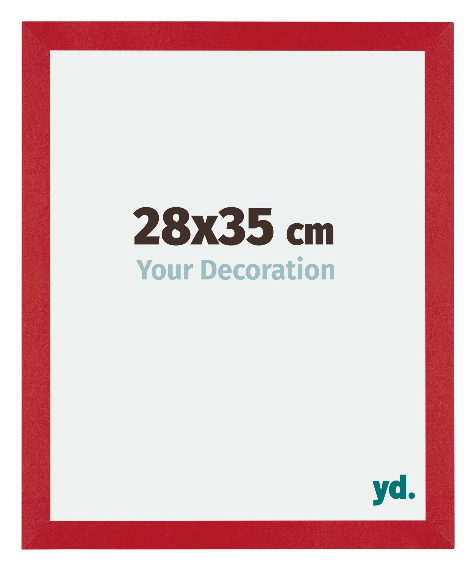 Mura MDF Photo Frame 28x35cm Red Front Size | Yourdecoration.com