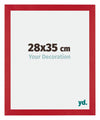 Mura MDF Photo Frame 28x35cm Red Front Size | Yourdecoration.com