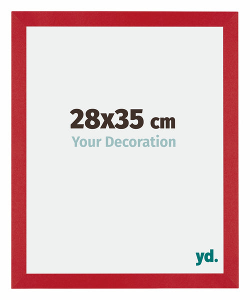 Mura MDF Photo Frame 28x35cm Red Front Size | Yourdecoration.com