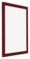 Mura MDF Photo Frame 28x35cm Winered Wiped Front Oblique | Yourdecoration.com