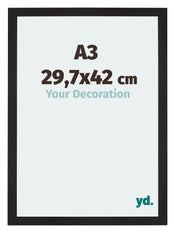 Mura MDF Photo Frame 29 7x42cm A3 Back Wood Grain Front Size | Yourdecoration.com