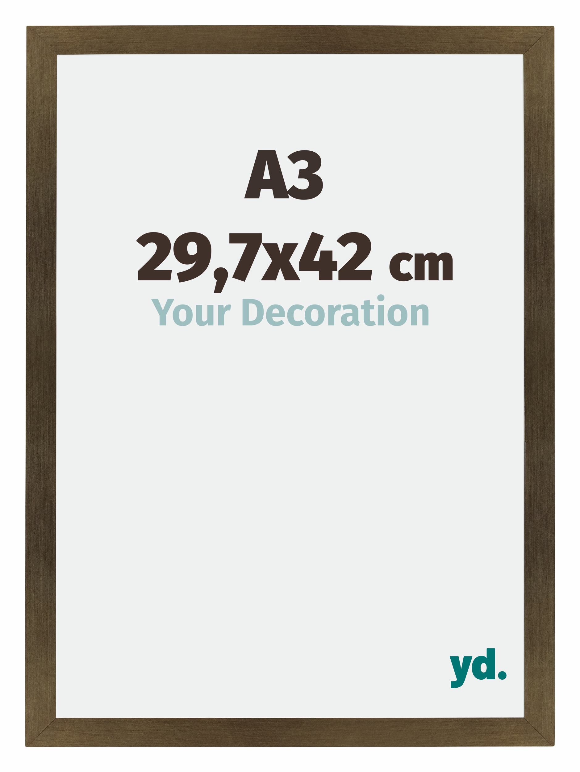 Mura MDF Photo Frame 29 7x42cm A3 Bronze Design Size | Yourdecoration.com