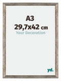 Mura MDF Photo Frame 29 7x42cm A3 Metal Vintage Front Size | Yourdecoration.com