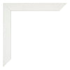 Mura MDF Photo Frame 29 7x42cm A3 White Wiped Detail Corner | Yourdecoration.com