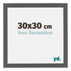 Mura MDF Photo Frame 30x30cm Anthracite Front Size | Yourdecoration.com
