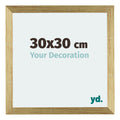 Mura MDF Photo Frame 30x30cm Gold Shiny Front Size | Yourdecoration.com