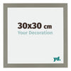 Mura MDF Photo Frame 30x30cm Gray Front Size | Yourdecoration.com