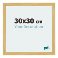 Mura MDF Photo Frame 30x30cm Pine Design Front Size | Yourdecoration.com