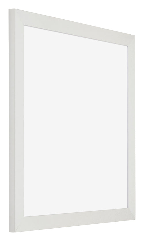 Mura MDF Photo Frame 30x30cm White Matte Front Oblique | Yourdecoration.com