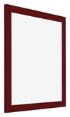 Mura MDF Photo Frame 30x30cm Winered Wiped Front Oblique | Yourdecoration.com