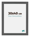 Mura MDF Photo Frame 30x40cm Anthracite Size | Yourdecoration.com