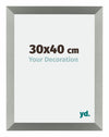 Mura MDF Photo Frame 30x40cm Champagne Front Size | Yourdecoration.com