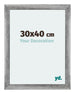 Mura MDF Photo Frame 30x40cm Gray Wiped Front Size | Yourdecoration.com
