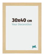 Mura MDF Photo Frame 30x40cm Maple Decor Front Size | Yourdecoration.com