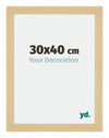 Mura MDF Photo Frame 30x40cm Maple Decor Front Size | Yourdecoration.com