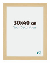 Mura MDF Photo Frame 30x40cm Maple Decor Front Size | Yourdecoration.com