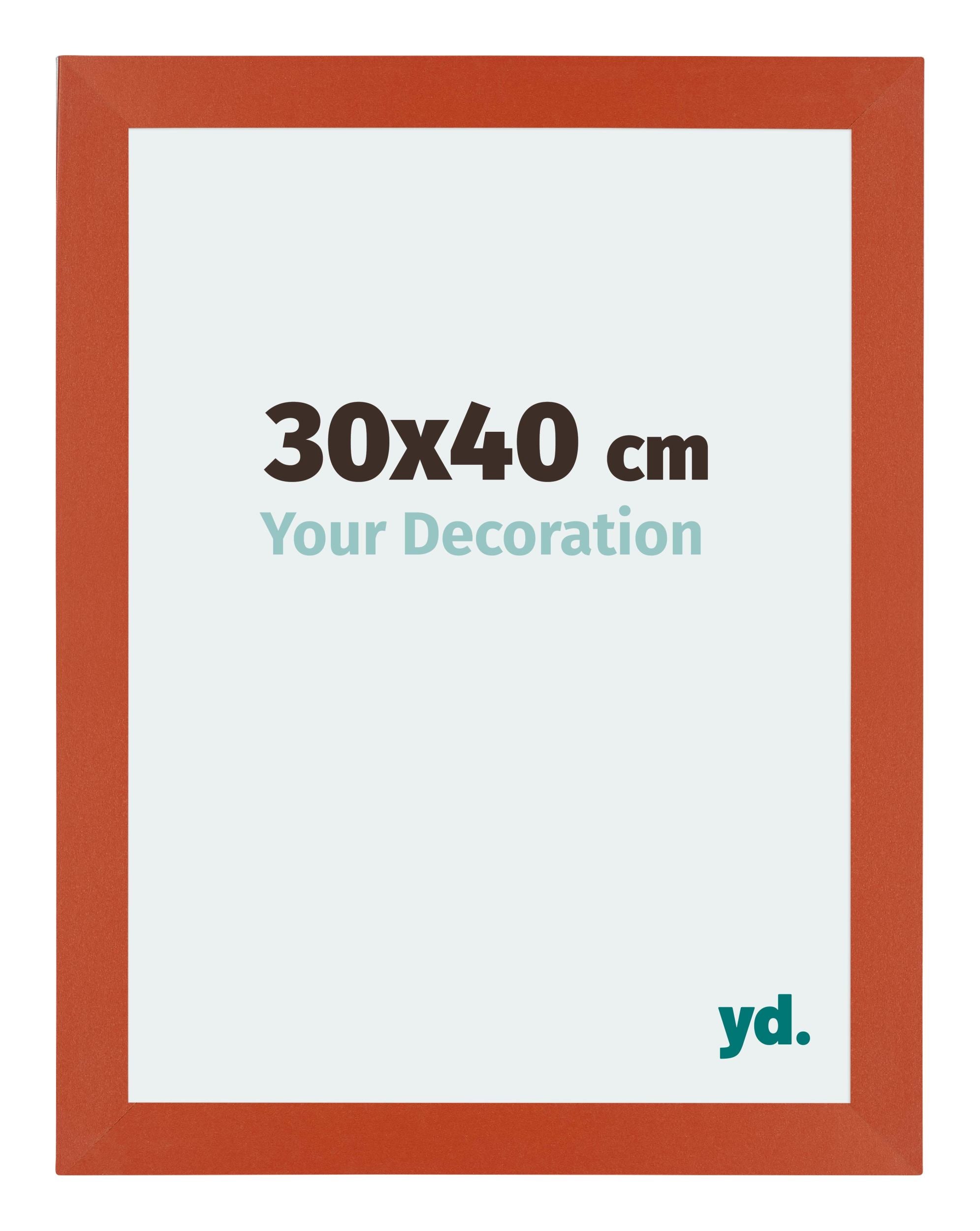 Mura MDF Photo Frame 30x40cm Orange Front Size | Yourdecoration.com