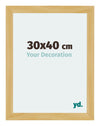 Mura MDF Photo Frame 30x40cm Pine Design Front Size | Yourdecoration.com