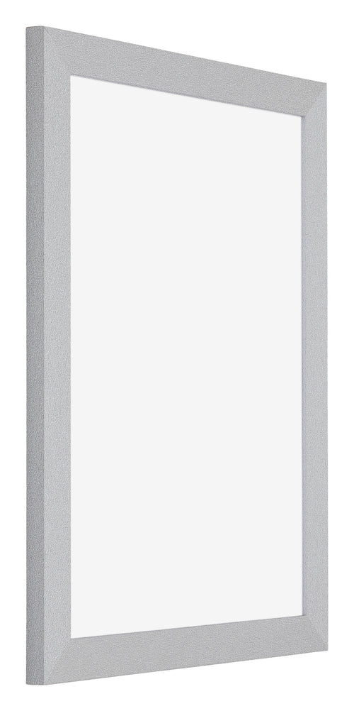 Mura MDF Photo Frame 30x40cm Silver Matte Front Oblique | Yourdecoration.com