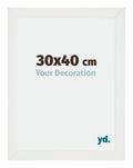 Mura MDF Photo Frame 30x40cm White High Gloss Front Size | Yourdecoration.com